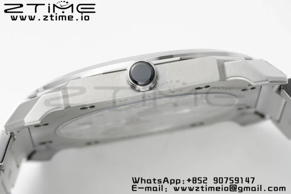BVLGARI Octo Finissimo SS BVF 1:1 Best Edition Silvery Dial on Stainless Steel Asian Micro Rotor Movement - Super Clone Watch | 1:1 Best Version