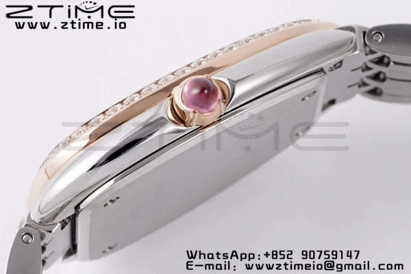 Orologio BVLGARI Serpenti Seduttori 103274 SS/RG BVF 1:1 Best Edition Quadrante bianco Diamanti Lunetta RG su Bracciale SS/RG Quarzo ETA - Orologio Super Clone | 1:1 Best Version