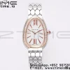 BVLGARI Serpenti Seduttori Watch 103143 SS BVF 1:1 Best Edition White Dial Diamonds RG Bezel on SS Bracelet ETA Quartz - Super Clone Watch | 1:1 Best Version