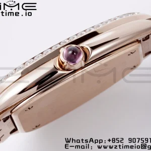 BVLGARI Serpenti Seduttori Watch 103146 RG BVF 1:1 Best Edition Λευκό καντράν διαμάντια Bezel σε βραχιόλι RG ETA Quartz - Super Clone Watch | 1:1 Best Version