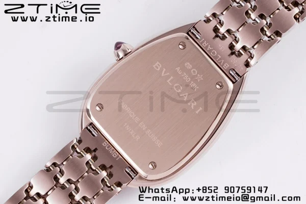 BVLGARI Serpenti Seduttori Watch 103145 RG BVF 1:1 Best Edition ホワイトダイヤル RGブレスレット ETAクォーツ - スーパークローンウォッチ｜1:1ベストバージョン