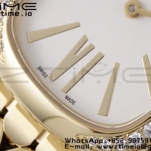 BVLGARI Serpenti Seduttori Watch 103147 YG BVF 1:1 Best Edition White Dial Diamonds Bezel on YG Bracelet ETA Quartz - Super Clone Watch | 1:1 Best Version