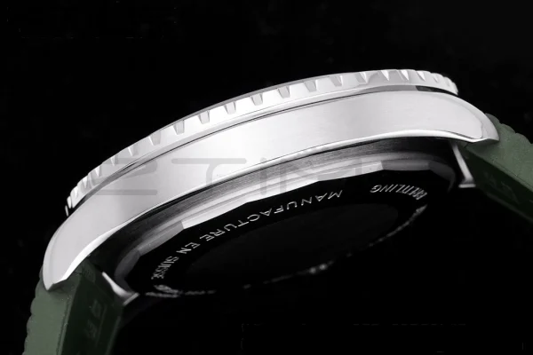ブライトリングスーパーオーシャンオートマチックA17375E71C1S1 42 SS BLSF 1:1ベスト版ブルーダイヤルブルーラバーストラップA2824 - スーパークローン時計｜1:1ベスト版