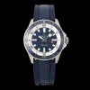Breitling SuperOcean Automatic A17375E71C1S1  42 SS BLSF 1:1 Best Edition Blue Dial on Blue Rubber Strap A2824 - Super Clone Watch | 1:1 Best Version