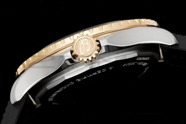Breitling SuperOcean Automatic U17375211B1S1 42 SS/RG BLSF 1:1 Best Edition Cadran noir sur bracelet caoutchouc noir A2824 - Super Clone Watch | 1:1 Best Version