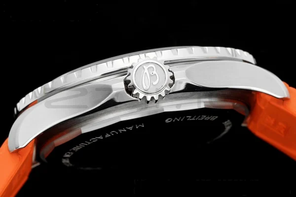 Breitling SuperOcean Automatic A173751A1O1S1 42 SS BLSF 1:1 Best Edition Red Dial on Red Rubber Strap A2824 - Super Clone Watch | 1:1 Best Version