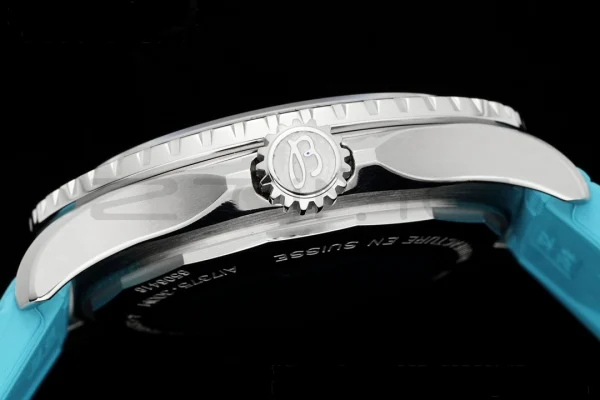Breitling SuperOcean Automatic A173751A1O1S1 42 SS BLSF 1:1 Best Edition Blue Dial on Blue Rubber Strap A2824 - Super Clone Watch | 1:1 Best Version