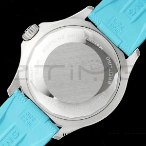 Breitling SuperOcean Automatic A173751A1O1S1 42 SS BLSF 1:1 Best Edition Blue Dial on Blue Rubber Strap A2824 - Super Clone Watch | 1:1 Best Version