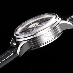 Breitling Premier Chrono AB0118371B1X2 SS 42mm BLSF 1:1 Best Edition Black /White Dial on Black Leather Strap A7750 - Super Clone Watch | 1:1 Best Version