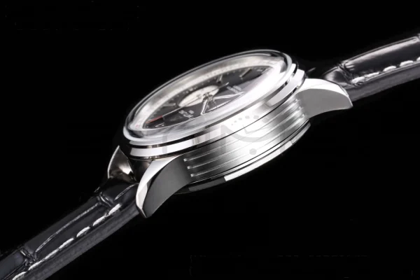 Breitling Premier Chrono AB0118371B1X2 SS 42mm BLSF 1:1 Best Edition Black /White Dial on Black Leather Strap A7750 - Super Clone Watch | 1:1 Best Version