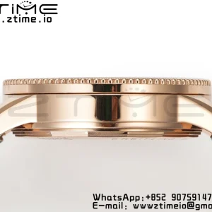 Breitling Navitimer 1 RG 35mm BLS 1:1 Best Edition MOP Diamond Dial on Brown Leather Strap A2824 - Super Clone Watch | 1:1 Best Version