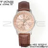 Breitling Navitimer 1 A17395201K1P1 SS 35mm BLS 1:1 Best Edition Brown Dial on Brown Leather Strap A2824 - Super Clone Watch | 1:1 Best Version