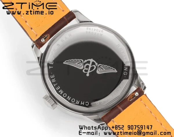 Breitling Navitimer 1 A17395201K1P1 SS 35mm BLS 1:1 Best Edition Quadrante marrone su cinturino in pelle marrone A2824 - Orologio Super Clone | 1:1 Best Version