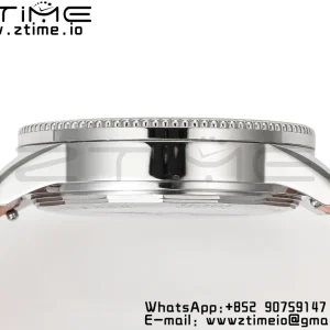 Breitling Navitimer 1 A17395F41G1P3 SS 35mm BLS 1:1 Best Edition Silvery Dial on Brown Leather Strap A2824 - Super Clone Watch | 1:1 Best Version