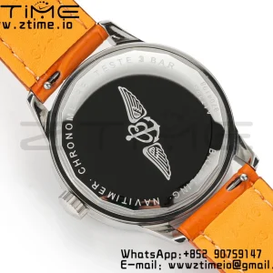Breitling Navitimer 1 A17395F41G1P3 SS 35mm BLS 1:1 Best Edition Silvery Dial on Brown Leather Strap A2824 - Super Clone Watch | 1:1 Best Version