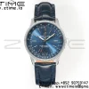 Breitling Navitimer 1 A17395161C1P2 SS 35mm BLS 1:1 Best Edition Silvery Dial on Blue Leather Strap A2824 - Super Clone Watch | 1:1 Best Version