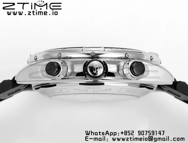 Breitling Chronomat B01 AB01364A1I1S1 44mm SS BLS 1:1 Best Edition  Yellow Dial on Black Rubber Strap A7750 - Super Clone Watch | 1:1 Best Version