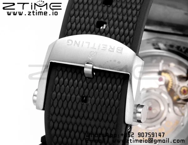 Breitling Chronomat B01 AB01364A1I1S1 44mm SS BLS 1:1 Best Edition  Yellow Dial on Black Rubber Strap A7750 - Super Clone Watch | 1:1 Best Version