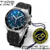 Breitling Chronomat B01 AB0136251L1S1 44mm SS BLS 1:1 Best Edition  Green Dial on Black Rubber Strap A7750 - Super Clone Watch | 1:1 Best Version