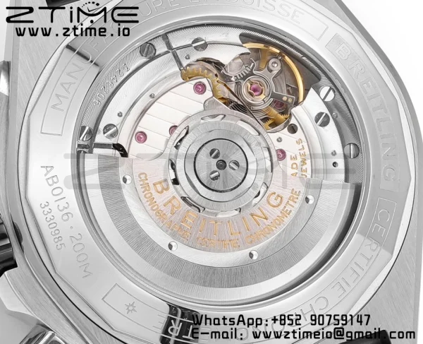 Breitling Chronomat B01 AB01364A1I1S1 44mm SS BLS 1:1 Best Edition Yellow Dial on Stainless Steel Strap A7750 - Super Clone Watch | 1:1 Best Version