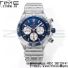 Breitling Chronomat B01 AB0136161C1A1 44mm SS BLS 1:1 Best Edition Blue Dial on Stainless Steel Strap A7750 - Super Clone Watch | 1:1 Best Version