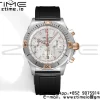 Breitling Chronomat B01 IB0134101G1A1 42mm SS BLS 1:1 Best Edition Silvery Dial on Black Rubber Strap A7750 - Super Clone Watch | 1:1 Best Version