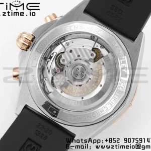 ブライトリング クロノマット B01 IB0134101G1A1 42mm SS BLS 1:1 ベストエディション シルバーダイアル ブラックラバーストラップ A7750 - スーパークローンウォッチ｜1:1 ベストバージョン
