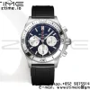 Breitling Chronomat B01 AB0134101B1A1 42mm SS BLS 1:1 Best Edition Quadrante nero su cinturino in gomma nera A7750 - Orologio Super Clone | 1:1 Best Version