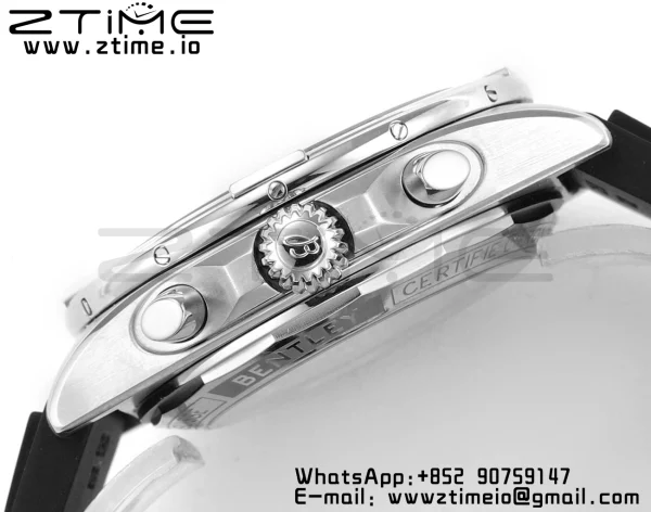 Breitling Chronomat B01 AB01343A1L1A1 42mm SS BLS 1:1 Best Edition Green Dial on Black Rubber Strap A7750 - Super Clone Watch | 1:1 Best Version