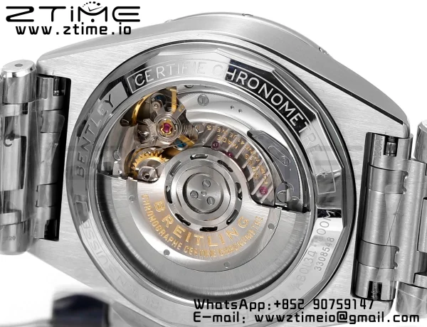 Breitling Chronomat B01 AB0134101B1A1 42mm SS BLS 1:1 Best Edition Black Dial on Stainless Steel Strap A7750 - Super Clone Watch | 1:1 Best Version