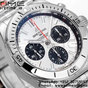 ブライトリング クロノマット B01 AB0134101G1A1 42mm SS BLS 1:1 ベストエディション シルバーダイアル ステンレススチール ストラップ A7750 - スーパークローン時計｜1:1 ベストバージョン