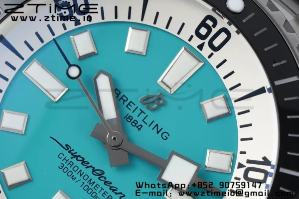 Breitling SuperOcean Automatic 42 SS BLSF 1:1 Best Edition Blue Dial on  Stainless Steel Strap A2824 - Super Clone Watch | 1:1 Best Version
