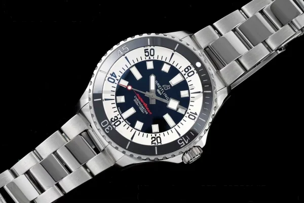 Breitling SuperOcean Automatic A17375211B1A1 42 SS BLSF 1:1 Best Edition Black Dial on  Stainless Steel Strap A2824 - Super Clone Watch | 1:1 Best Version