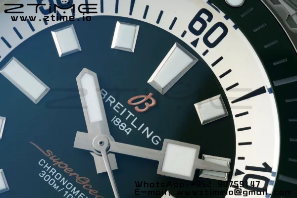 Breitling SuperOcean Automatic 42 SS BLSF 1:1 Best Edition Green Dial on  Stainless Steel Strap A2824 - Super Clone Watch | 1:1 Best Version