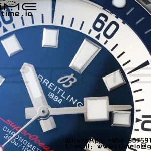 Breitling SuperOcean Automatic A17375E71C1A1 42 SS BLSF 1:1 Best Edition Blue Dial on Stainless Steel Strap A2824 - Super Clone Watch | 1:1 Best Version