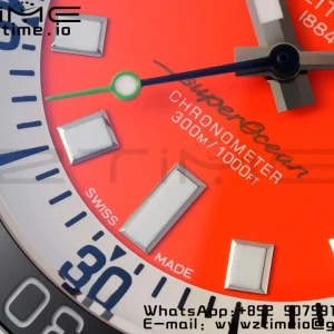 Breitling SuperOcean Automatic 42 SS BLSF 1:1 Best Edition Red Dial on Stainless Steel Strap A2824 - Super Clone Watch | 1:1 Best Version
