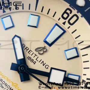 Breitling SuperOcean Automatic 42 SS BLSF 1:1 Best Edition Beige Dial on Stainless Steel Strap A2824 - Super Clone Watch | 1:1 Best Version