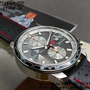 Chopard Mille Miglia 168571 SS V7F 1:1 Best Edition Quadrante grigio su cinturino in gomma marrone A7750 al Cal.107179 - Orologio Super Clone | 1:1 Best Version
