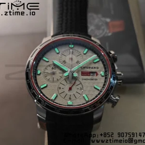 Chopard Mille Miglia 168571 SS V7F 1:1 Best Edition White Dial On Black Rubber Strap A7750 to Cal.107179 - Super Clone Watch | 1:1 Best Version
