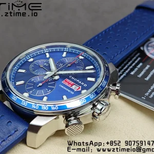 Chopard Mille Miglia 168571 SS V7F 1:1 Best Edition Blue Dial On Blue Rubber Strap A7750 to Cal.107179 - Super Clone Watch | 1:1 Best Version