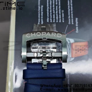 Chopard Mille Miglia 168571 SS V7F 1:1 Best Edition Blue Dial On Blue Rubber Strap A7750 to Cal.107179 - Super Clone Watch | 1:1 Best Version
