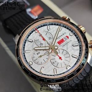Chopard Mille Miglia 168571 SS V7F 1:1 Best Edition White Dial On Black Rubber Strap A7750 to Cal.107179 - Super Clone Watch | 1:1 Best Version