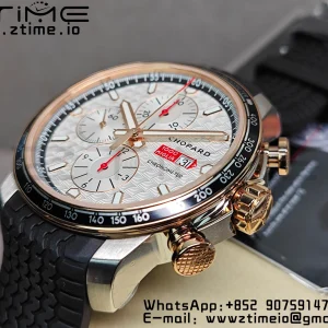 Chopard Mille Miglia 168571 SS V7F 1:1 Best Edition White Dial On Black Rubber Strap A7750 to Cal.107179 - Super Clone Watch | 1:1 Best Version