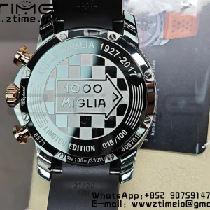 Chopard Mille Miglia 168571 SS V7F 1:1 Best Edition White Dial On Black Rubber Strap A7750 to Cal.107179 - Super Clone Watch | 1:1 Best Version