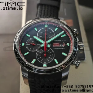 Chopard Mille Miglia 168571 SS V7F 1:1 Best Edition Black Dial On Black Rubber Strap A7750 to Cal.107179 - Super Clone Watch | 1:1 Best Version