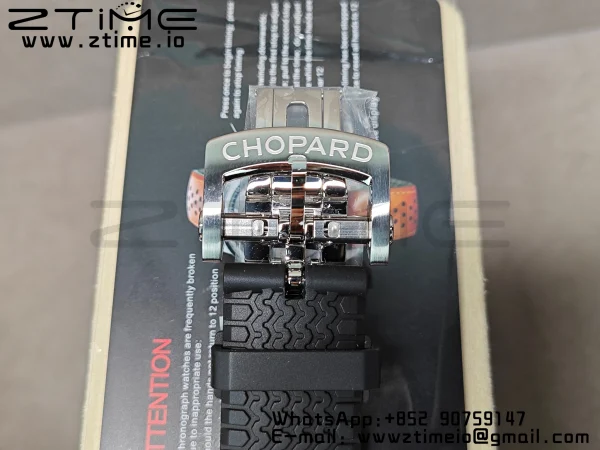 Chopard Mille Miglia 168571 SS V7F 1:1 Best Edition Black Dial On Black Rubber Strap A7750 to Cal.107179 - Super Clone Watch | 1:1 Best Version