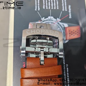 Chopard Mille Miglia 168571 SS V7F 1:1 Best Edition Gray Dial On Brown Rubber Strap A7750 to Cal.107179 - Super Clone Watch | 1:1 Best Version