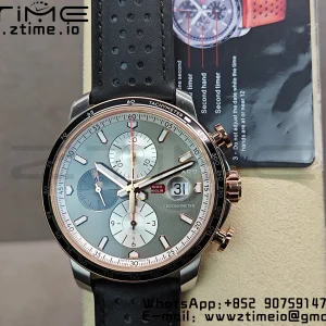Chopard Mille Miglia 168571 SS V7F 1:1 Best Edition Gray Dial On Black Rubber Strap A7750 to Cal.107179 - Super Clone Watch | 1:1 Best Version