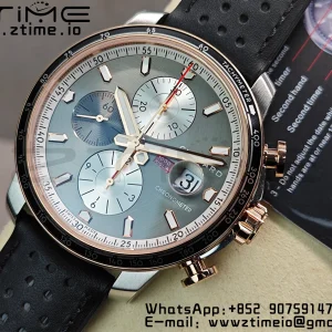 Chopard Mille Miglia 168571 SS V7F 1:1 Best Edition Gray Dial On Black Rubber Strap A7750 to Cal.107179 - Super Clone Watch | 1:1 Best Version