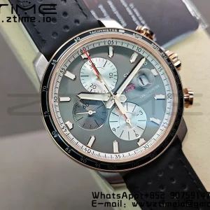 Chopard Mille Miglia 168571 SS V7F 1:1 Best Edition Gray Dial On Black Rubber Strap A7750 to Cal.107179 - Super Clone Watch | 1:1 Best Version
